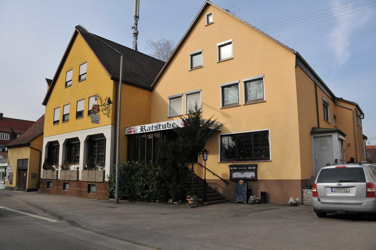 Hotel Gasthof Ratstube Кирххайм-унтер-Тек Экстерьер фото